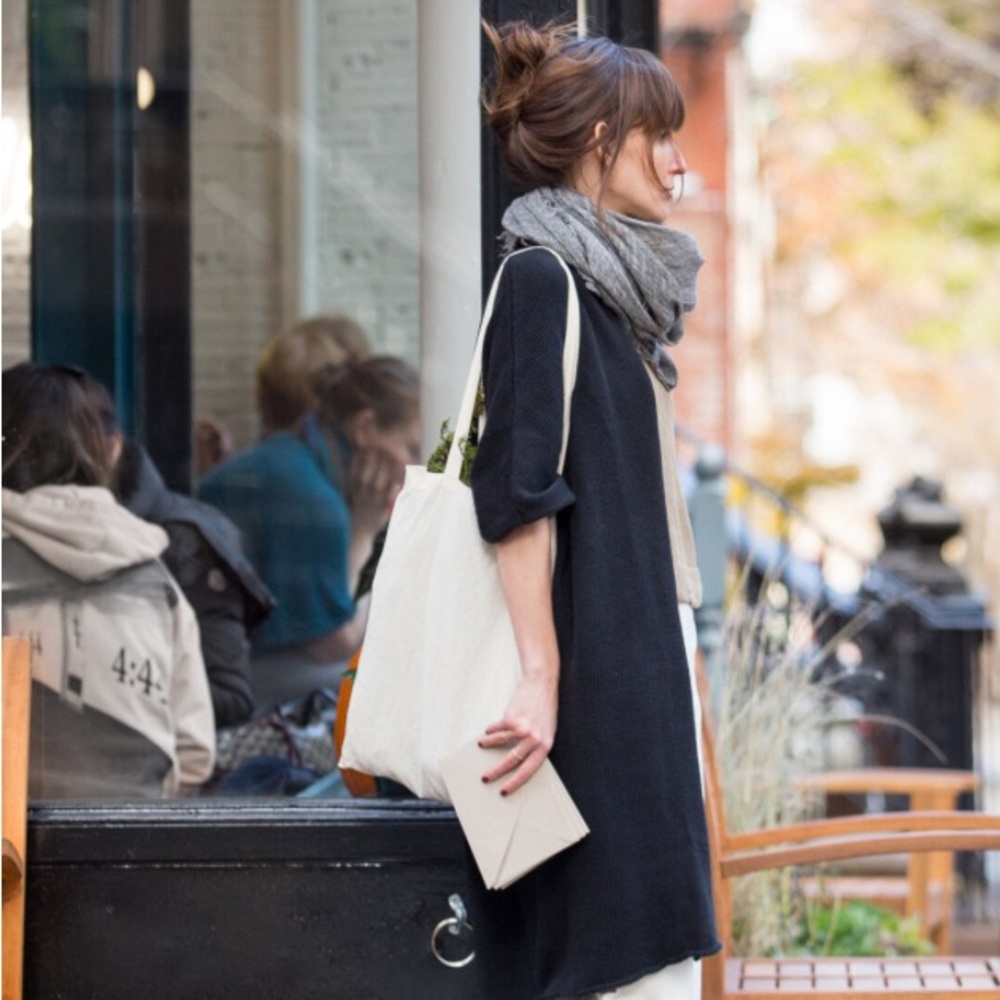 Elizabeth Suzann, Rebekka Sweater, Cotton/Linen Sweater Knit - Black OS